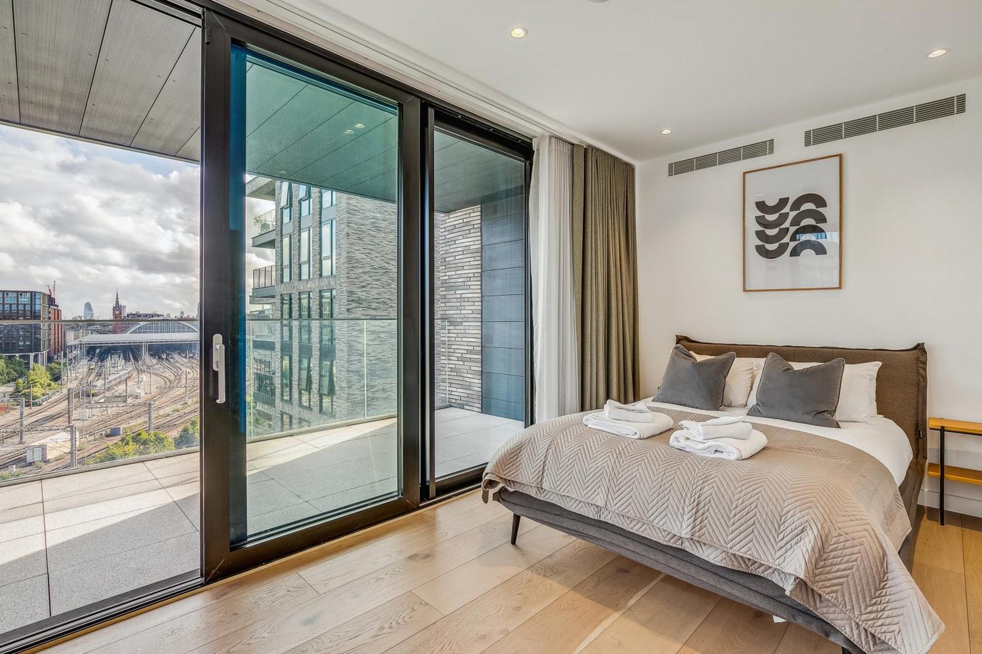 Modern King'S Cross Apartments Londres Habitación foto